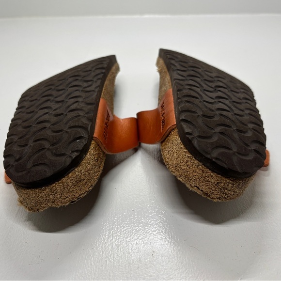 Birkenstock Gizeh Birko-Flor Women's Orange Sandals size 5.5-6 EU size 36 - Picture 10 of 11